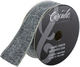 Cascade Flannel Ribbon W/Wired Edge 1.5&quot;X10yd