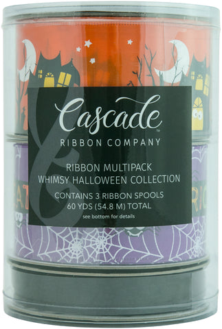 Cascade Ribbon Whimsy Halloween Collection 3/Pkg