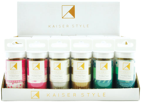 Kaiser Style Printed Tape 5 Rolls/Pkg