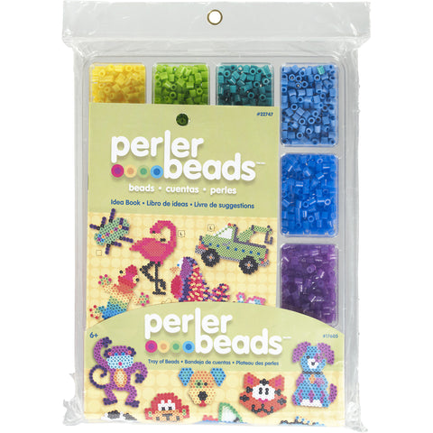 Perler Fused Bead Tray 4,000/Pkg W/Idea Book