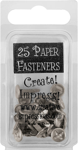 Creative Impressions Metal Paper Fasteners 10mm 25/Pkg