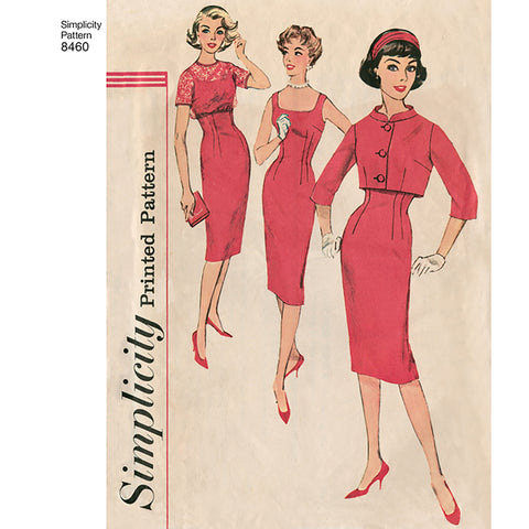 Simplicity Misses 1950S Vintage Dress & Jackets