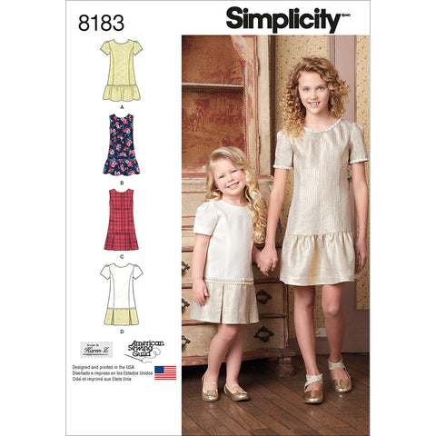 Simplicity Karen Z Girls Dress Or Romper With Variations