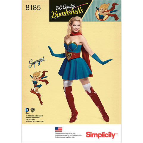 Simplicity Dc Comics Bomshells Supergirl Misses Costumes
