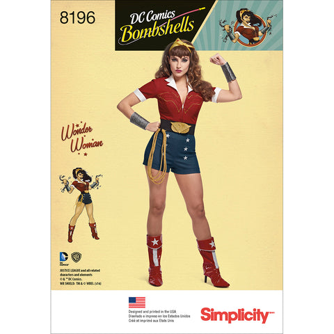 Simplicity Dc Comics Bombshells Wonder Woman Misses Costumes