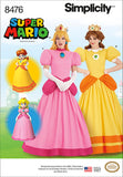 Simplicity Misses Super Mario Princesses Costumes