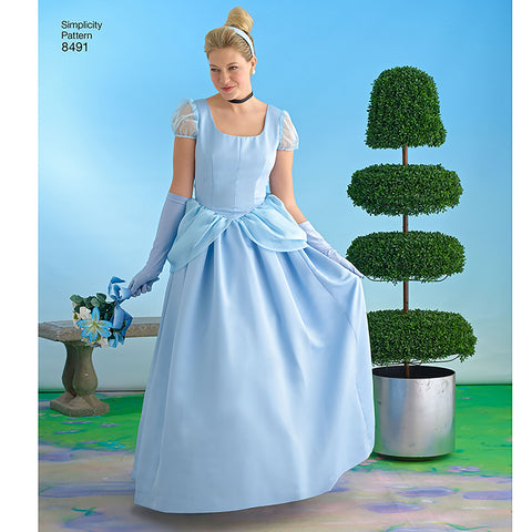 Simplicity Disney Princess Misses Cinderella Costume