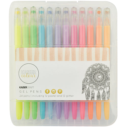 KaiserColour Gel Pens 24/Pkg