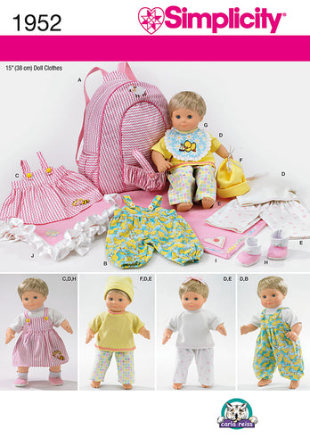 Simplicity Sew Your Own 15" Doll Starter Set