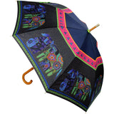 Laurel Burch Stick Umbrella 42" Canopy Auto Open