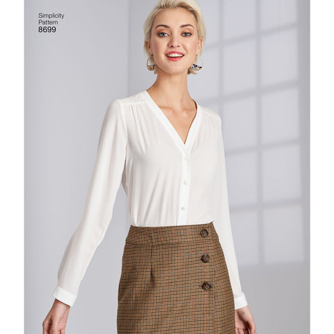 Simplicity Misses Wrap Skirt With Variations