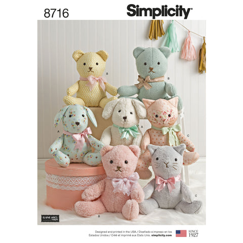 Simplicity Elaine Heigl 14" Stuffed Animals