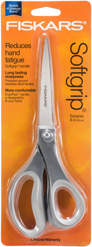 Fiskars Performance Softgrip Straight Scissors 8"