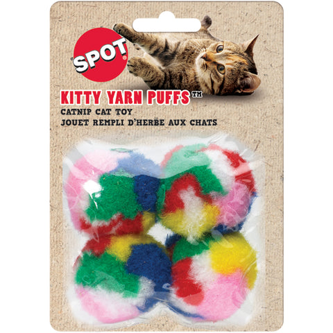 Kitty Yarn Puffs 1.5" 4/Pkg