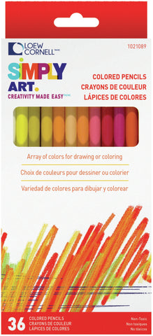 Simply Art Colored Pencils 36/Pkg