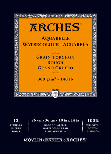 Arches Watercolor Rough Paper Pad 10&quot;X14&quot;