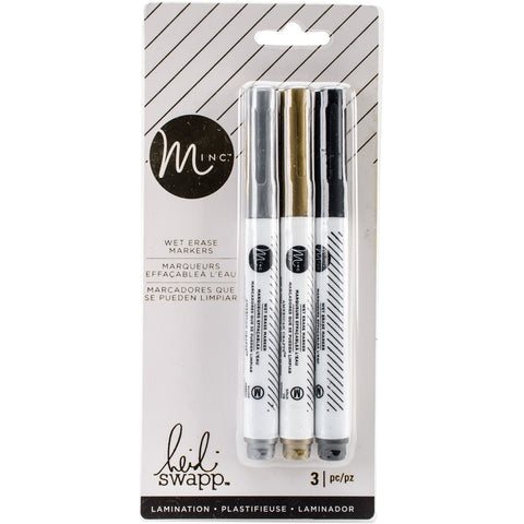 Heidi Swapp Minc Wet Erase Markers 3/Pkg