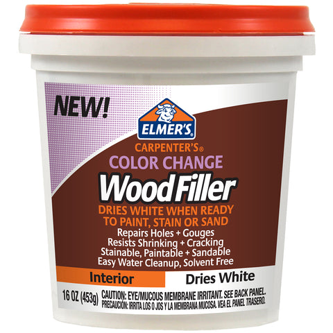 Elmer's Color Change Wood Filler 16oz