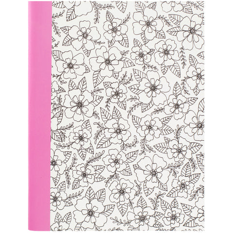 Hall Pass Adult Coloring Composition Notebook 7.5"X9.75"