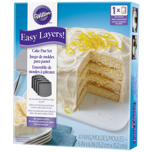 Easy Layer Cake Pans 4/Pkg