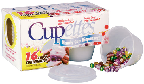 Cupettes Heavy-Duty Cups & Lids 16/Pkg