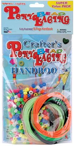 Pony Bead Lacing Super Value Pack
