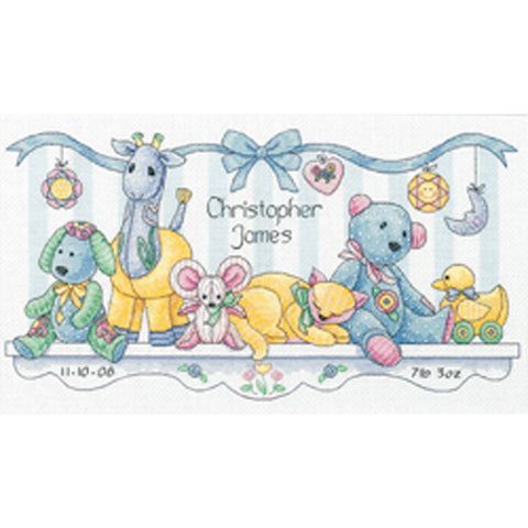 Dimensions/Baby Hugs Counted Cross Stitch Kit 14"X8"