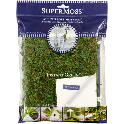 Super Moss Instant Green Sticky Moss Mat 18"X16"