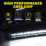 Xprite 22" 100W Ultra Thin Astro Series Flood Beam CREE LED Light Bar