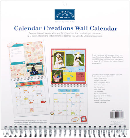 Karen Foster Calendar Creations Wall Calendar 12"X12"