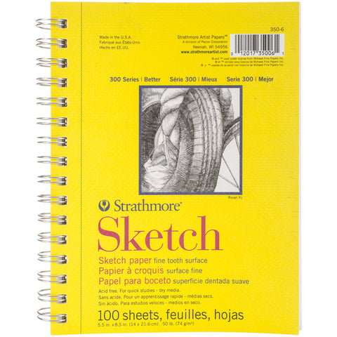 Strathmore Sketch Paper Pad 5.5"X8.5"