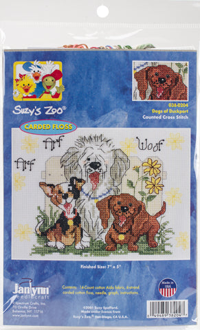 Janlynn/Suzy's Zoo Mini Counted Cross Stitch Kit 7"X5"