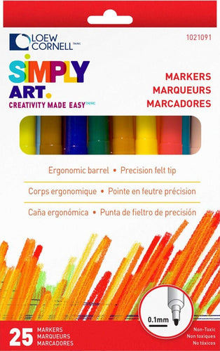 Simply Art Triangle Markers 25/Pkg