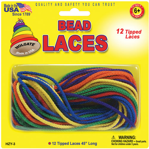 Bead Laces 45&quot; 12/Pkg