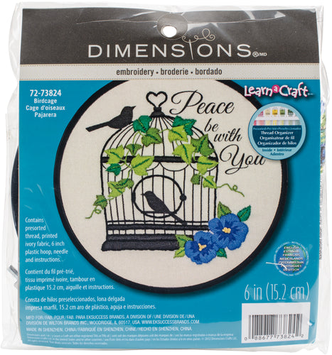 Dimensions/Learn-A-Craft Embroidery Kit 6" Round