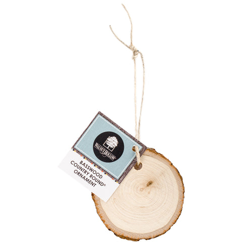 Basswood Country Round Ornament