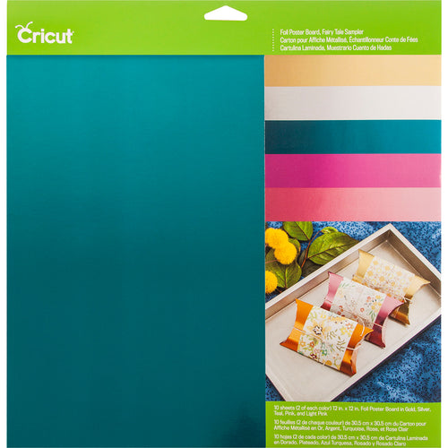 Cricut 12"X12" Foil Poster Board Sampler 10/Pkg