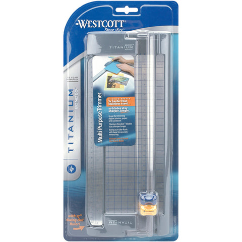 Westcott Paper Trimmer W/Titanium Blades 12"