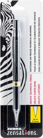 Zebra Zensations Drafix Technical Mechanical #2 Pencil