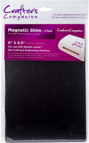 Crafter's Companion Gemini Junior Magnetic Shim 6"X9" 2/Pkg