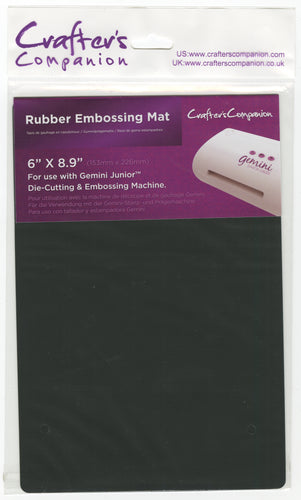 Gemini Junior Rubber Embossing Mat 6"X9"