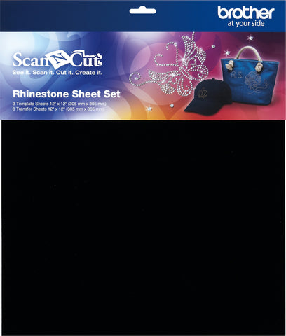 Brother ScanNCut Rhinestone Sheet Set 6/Pkg