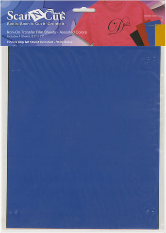 Brother ScanNCut 8.5&quot;X11&quot; Iron-On Transfer Film Sheets