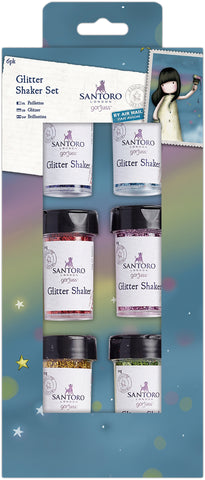 Santoro's Gorjuss Glitter Shaker Set 6/Pkg