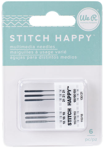 We R Stitch Happy Machine Needles 6/Pkg