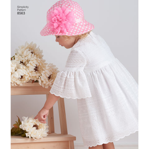Simplicity 6 Made Easy Toddler Dress & Hat