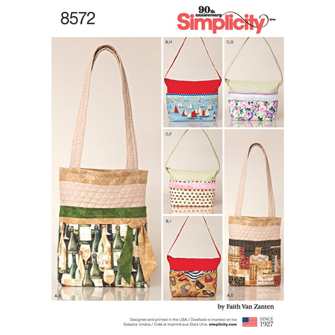 Simplicity Bags In Two Sizes With Changeable Covers