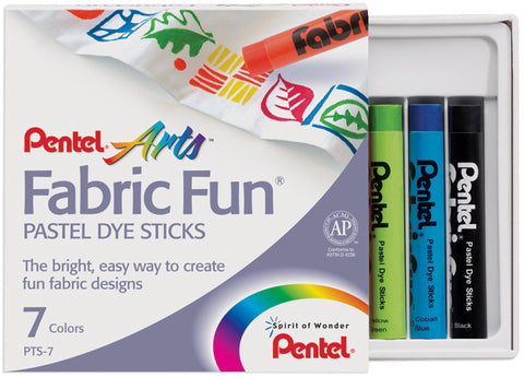 Fabric Fun Pastel Dye Sticks 7/Pkg