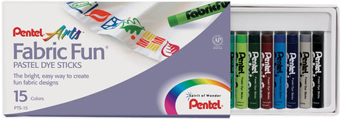 Fabric Fun Pastel Dye Sticks 15/Pkg