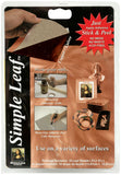 Mona Lisa Simple Leaf Metal Sheets 5.5"X5.5" 18/Pkg